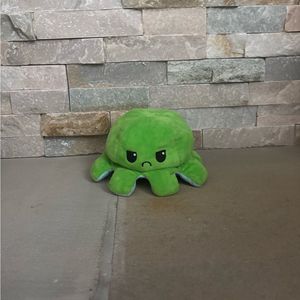 Green Plush Octopus Toy